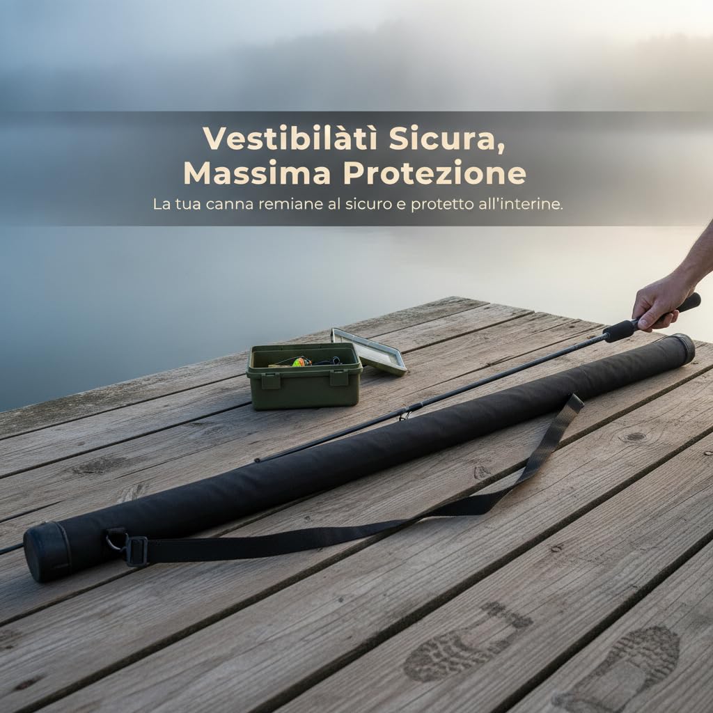 Custodia Canna da Pesca Portatile