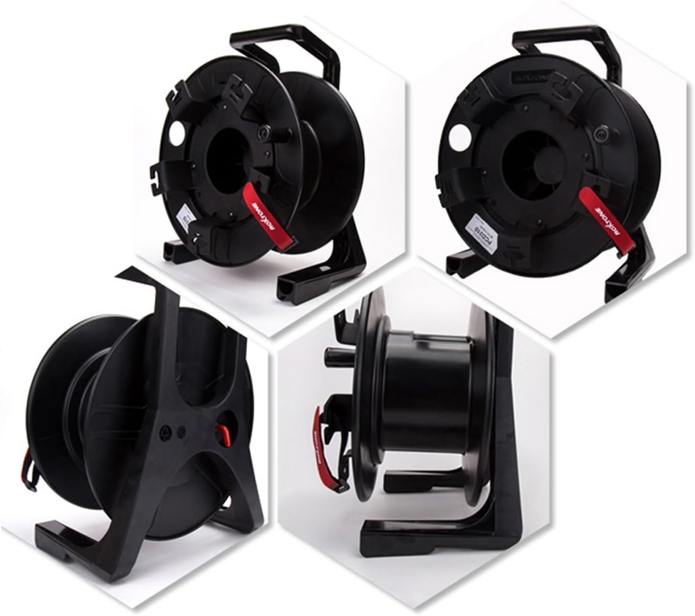 Extension Cord Storage Reel, 100-300-500M OEM Portable Reel for Armored Tactical Cable,PCD235 PCD310 PCD380 Outdoor Retractable Fiber(PCD310)