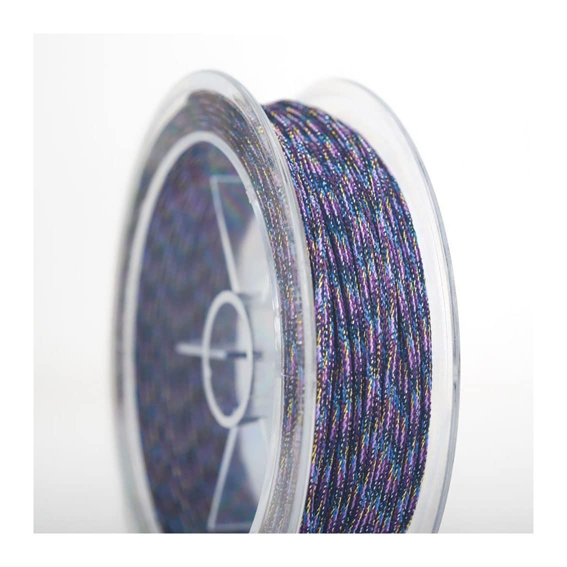 Fil de jade en or multicolore 1mm cordon diamant cinq couleurs tressage macramé