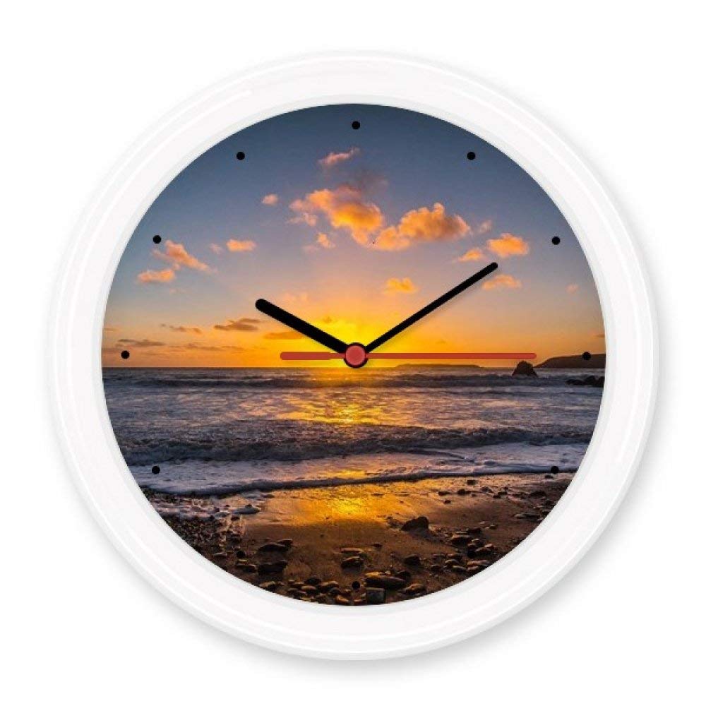 Horloge murale cadeau nature et mer pour pendaison de crémaillère