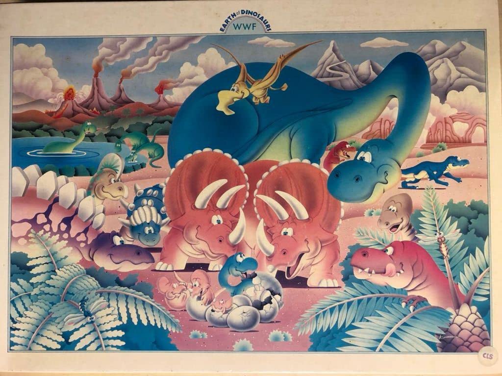 アースオブダイナソー　 ジグソーパズル 1000ピース　エサカマサミ やのまん アースオブダイナソー ジグソーパズル 1000ピース エサカマサミ