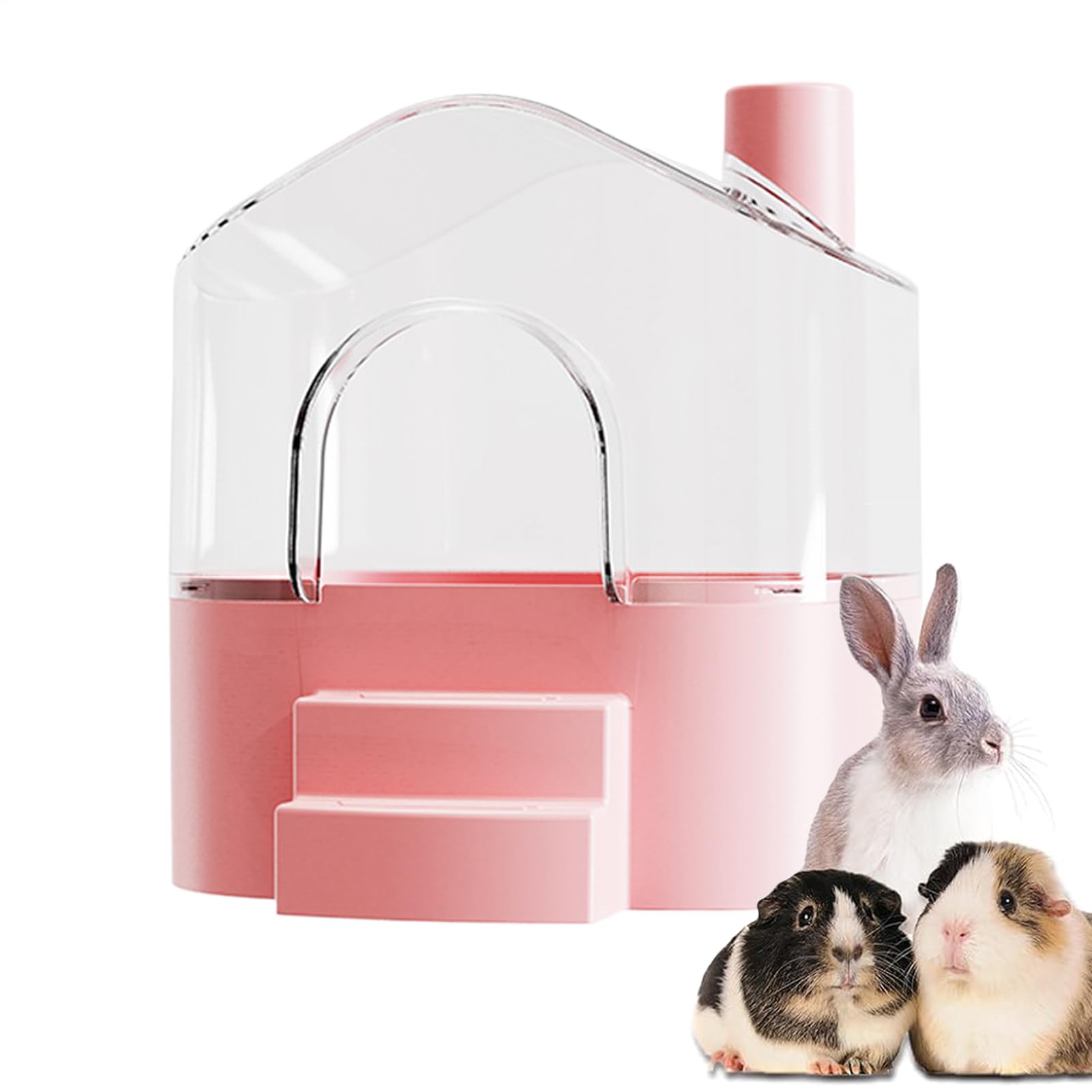 Bac à litière pour hamster grand conteneur bain poussière accessoire gerbille lérot