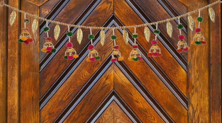 Image of Designer Home Decoration Hanging Toran Main Door Garlands Handmade Bandhanwar Door Entrance Hanging HomeTraditional Wall Diwali Gift