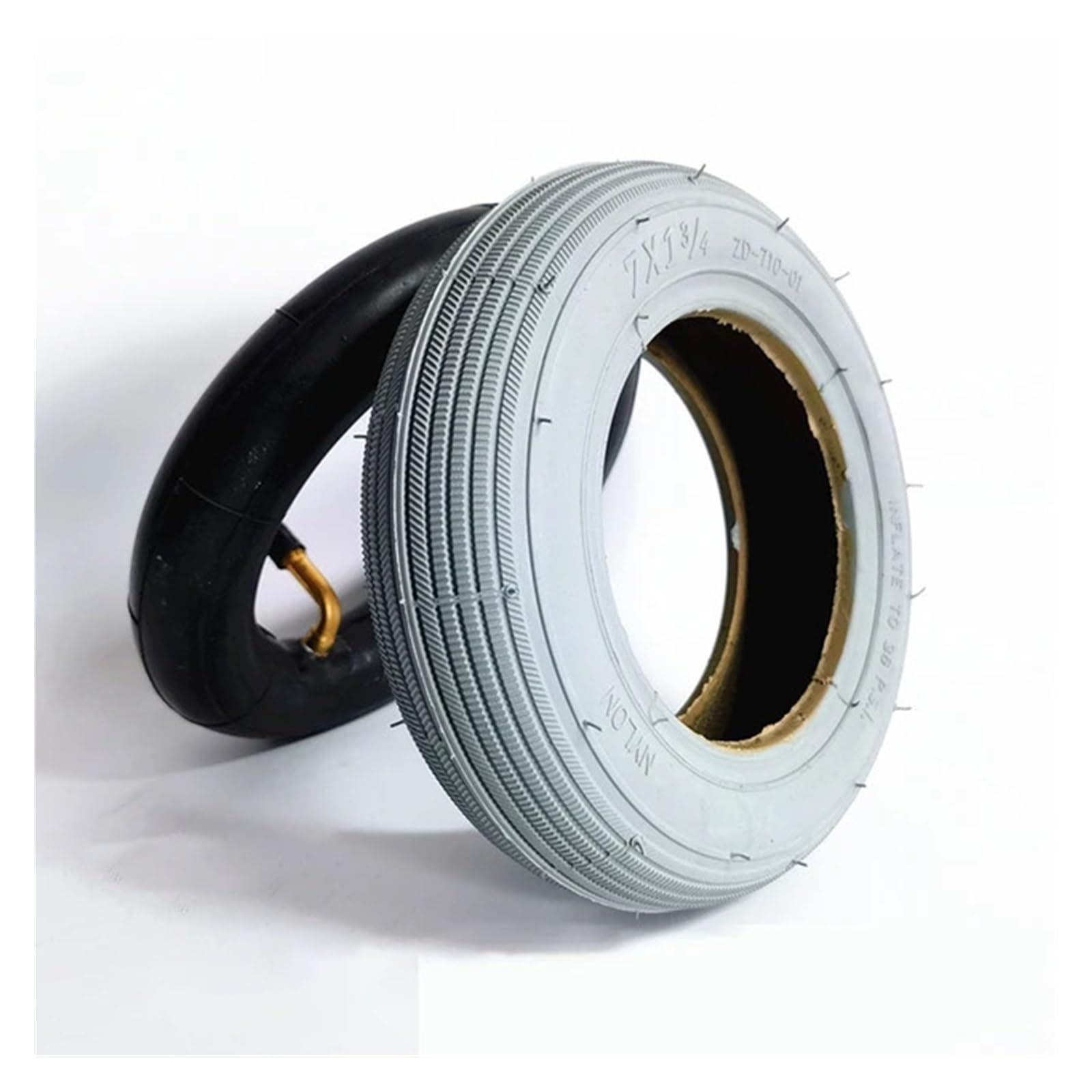 7-calowy elektryczny wózek inwalidzki z przednim kołem i dętką 7x1 3/4 Opona do wózka dziecięcego Lekka i odporna na zużycie część zamienna(Inner tues Tyre)