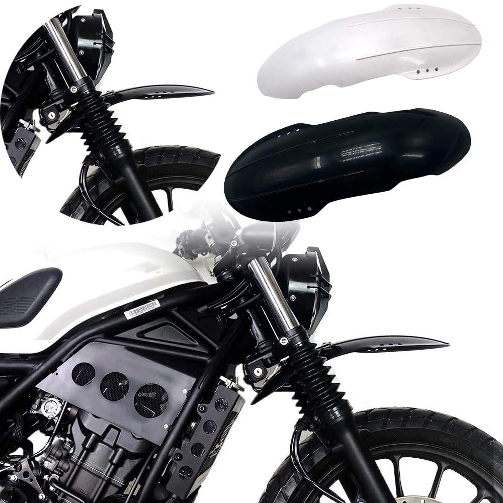 ホンダCL250 フロントアッパーフェンダー 取り付けネジ付き MOTION J-CL201 フロントフェンダー FOR HONDA CL250~500 - DOPE