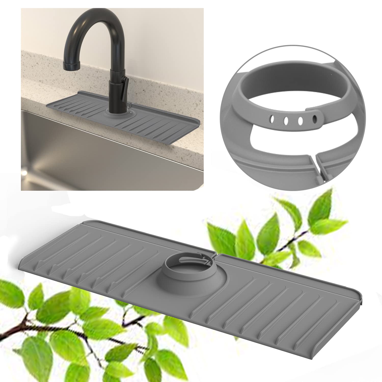 Gray Sink Splash Guard kitchen accessories (A02)
