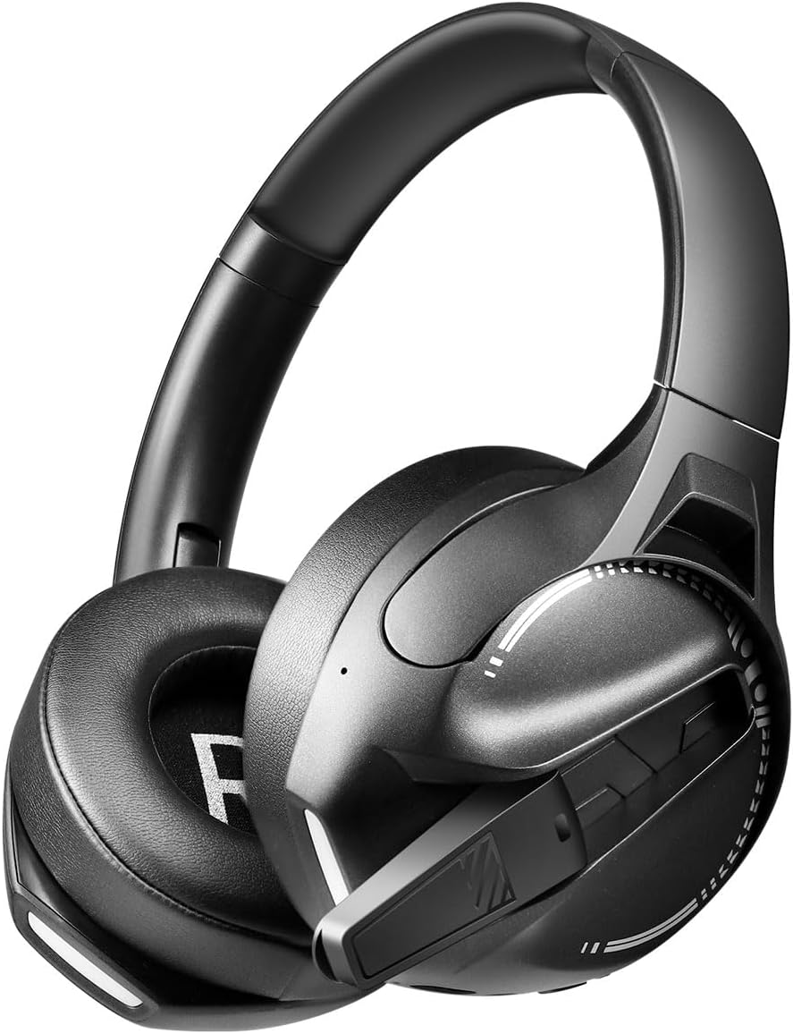വശം view of LogiLink BT0070 Gaming Headset with microphone extended