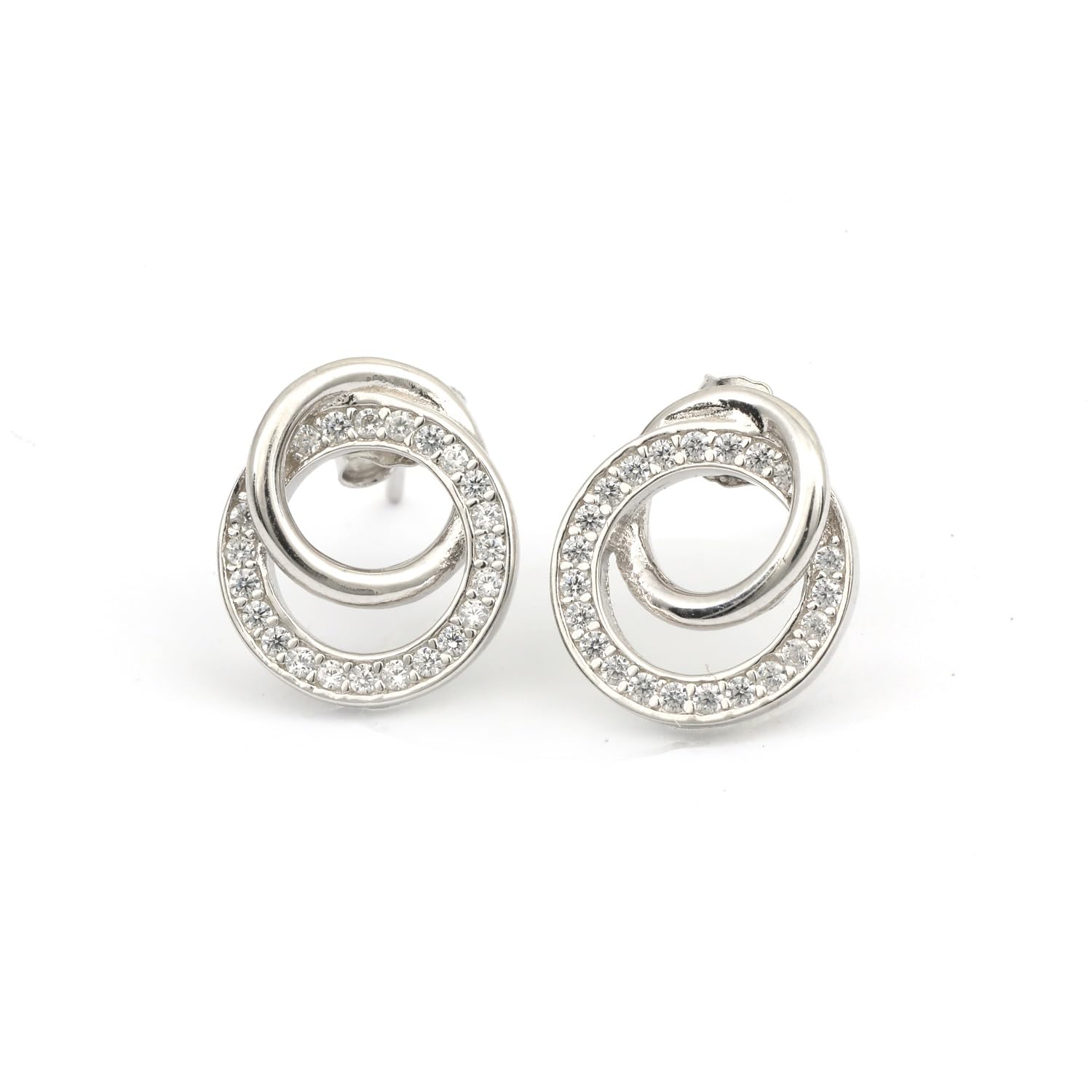 Contemporary Office wear Stylish 925 Sterling Silver Earrings