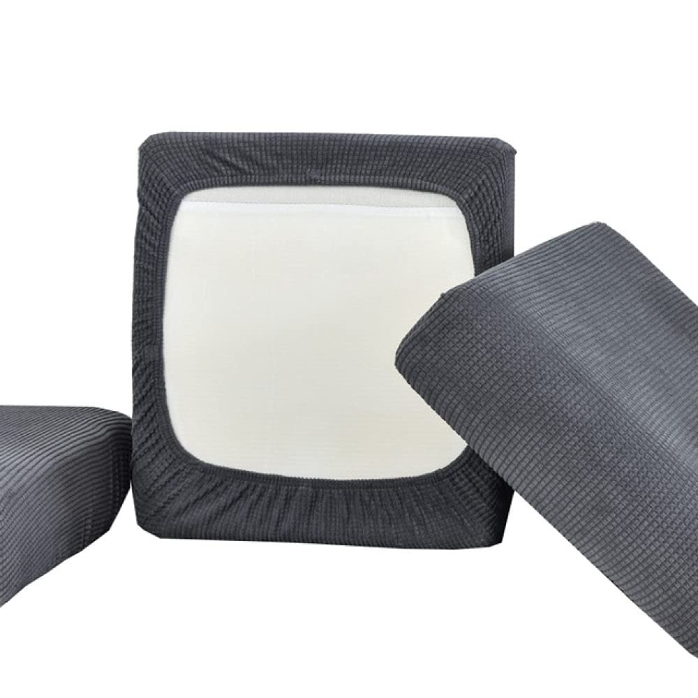 Housse de coussin de siège de canapé amovible lavable et épaisse contre les griffes
