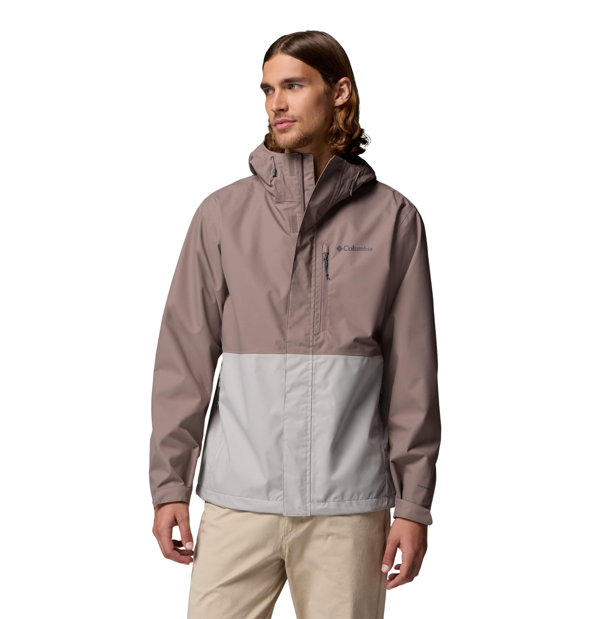 Columbia Sportswear Men's Brown Columbia - Hikebound™ Ii Waterproof Jacket - Iron, Flint Grey Xxl