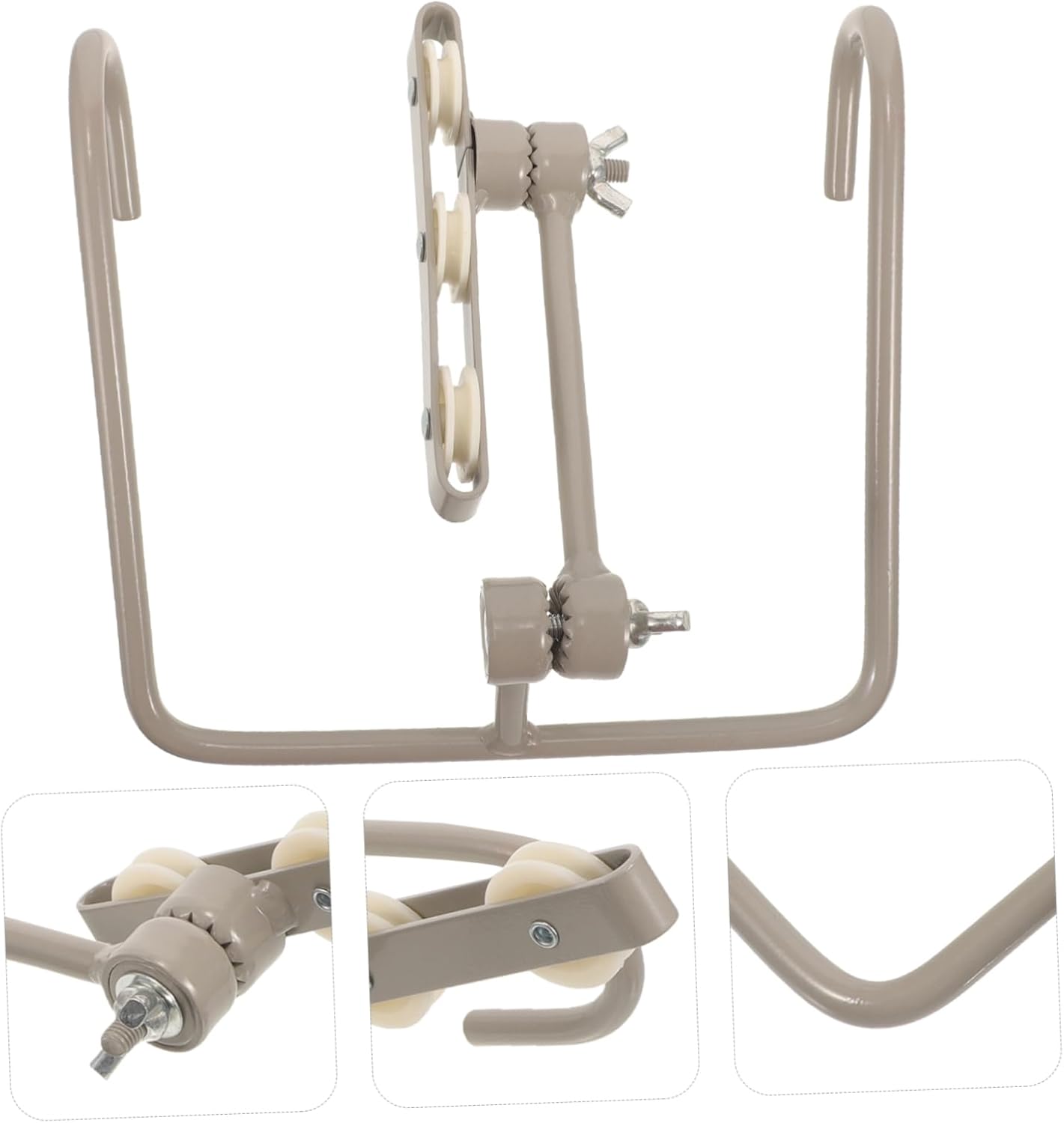 SHERCHPRY Traction Equipment Bedside Tool for Leg Construction Stable Fixation Frame for Back and Leg Stretching