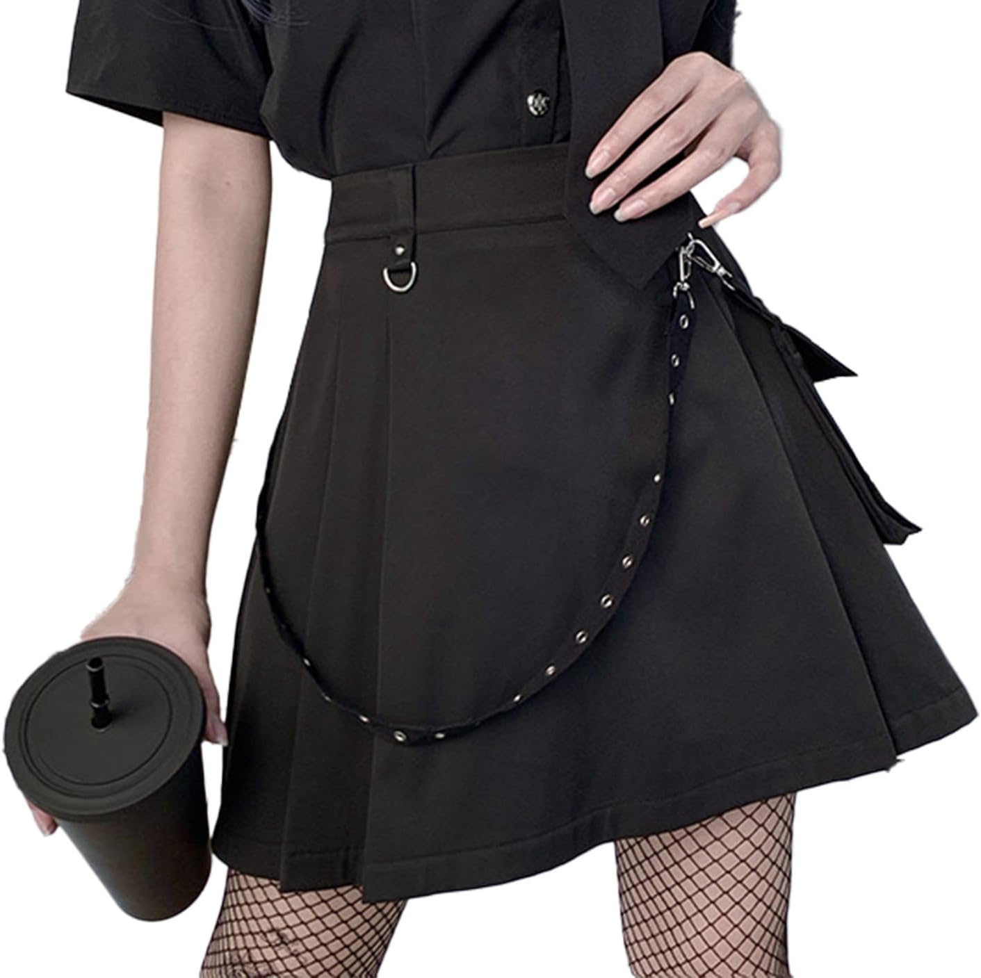 Pleated Skirt Women Plaid Skirt Mini Skirts Womens Tennis Skirt Pink Black Skirt Y2k Japanese School Girl Uniform Faldas