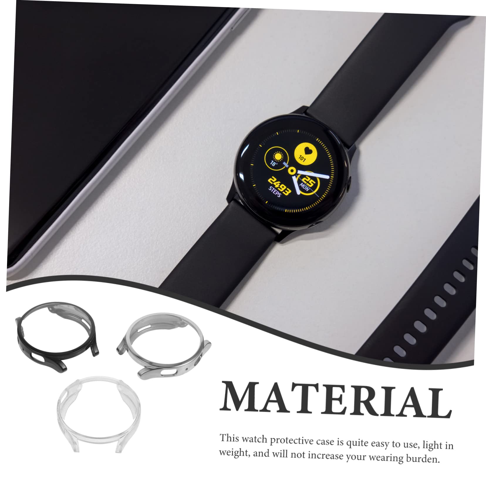 HOMSFOU 30stücke Teiliges TPU Uhrengehäuse Für Watch Flexibler Schutz Kratzfest Kompatibel Mit Einfache Installation Transparent All-Round Abdeckung