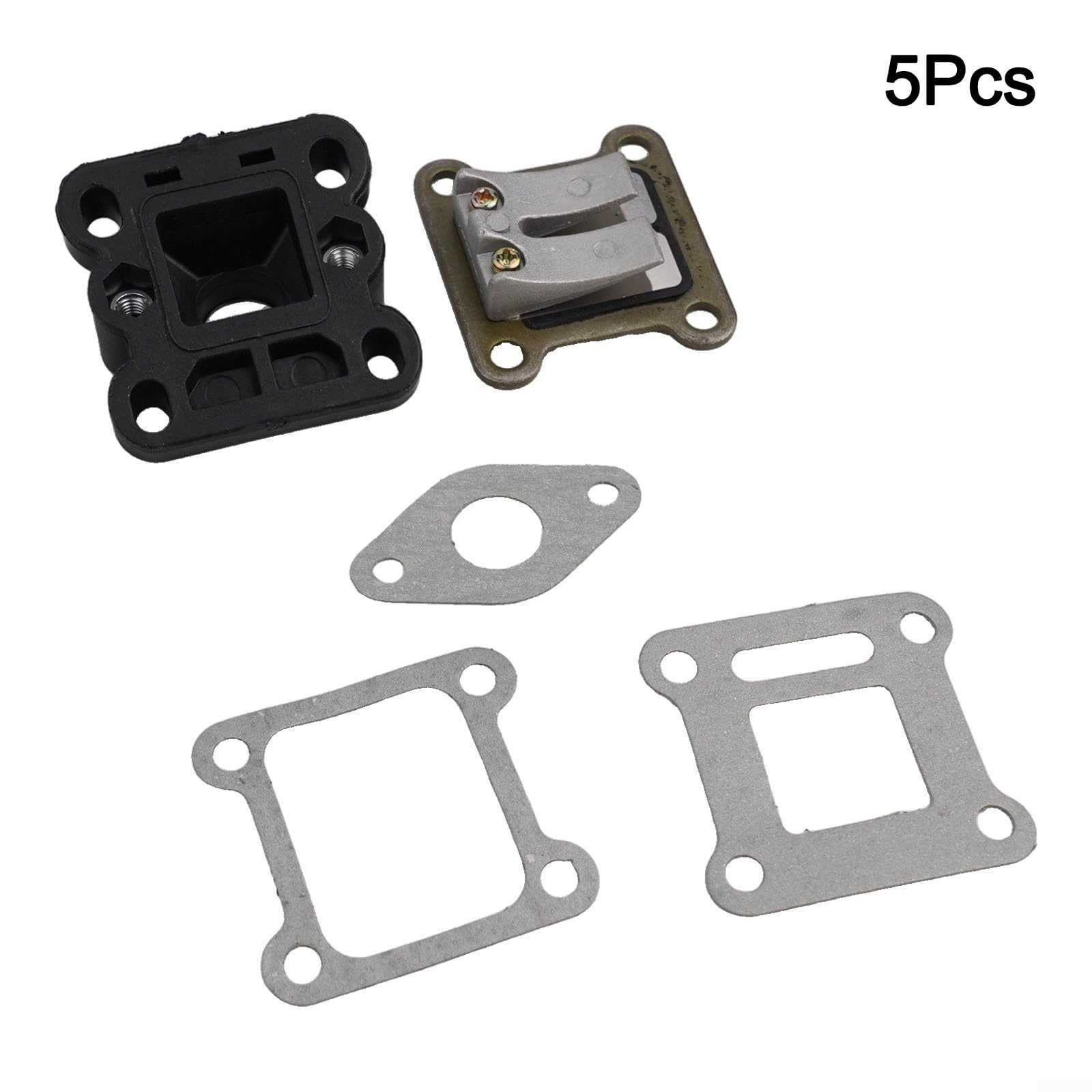 Set di tubi di aspirazione con valvola a lamella carburatore per mini 47cc 49cc per ATV e Go Kart