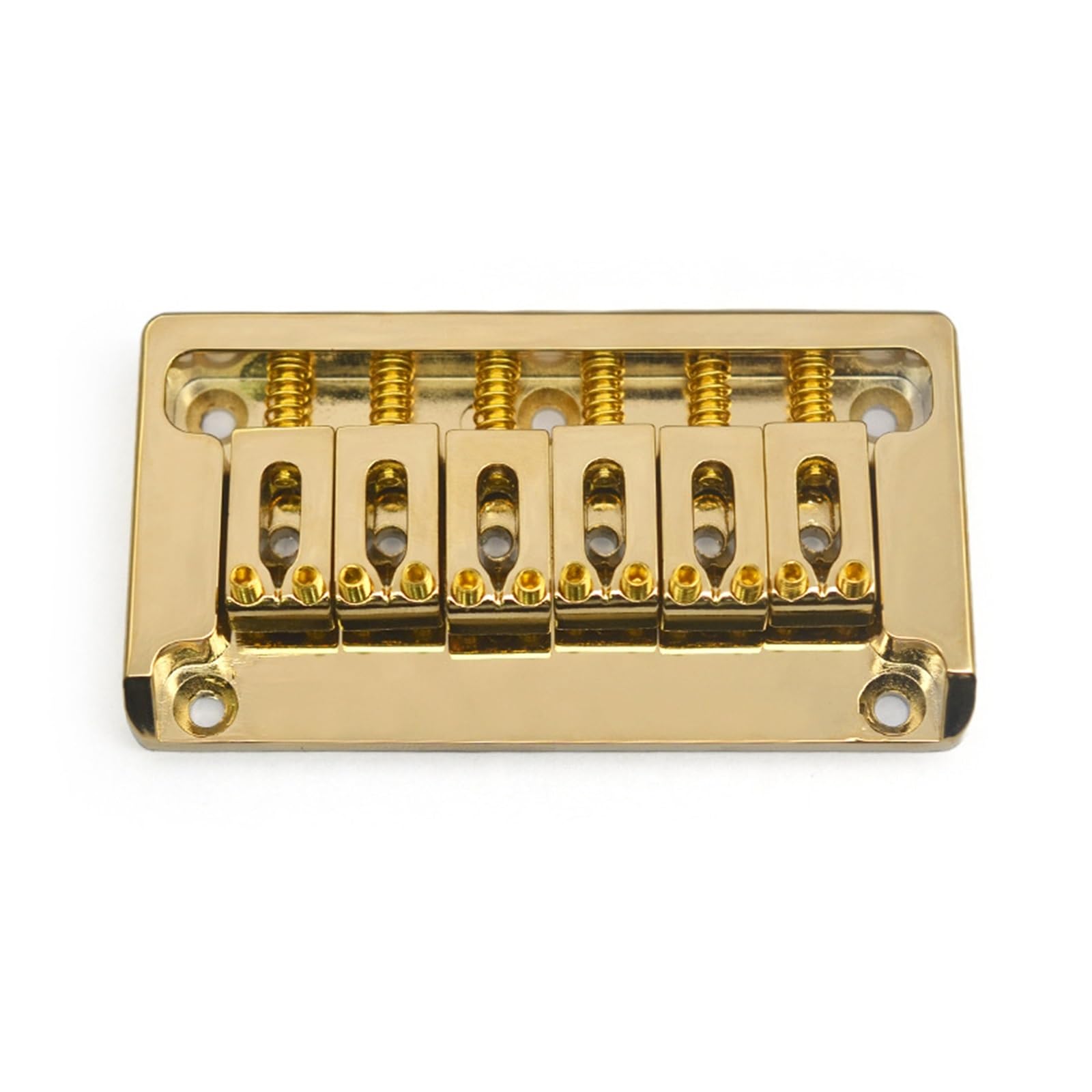 Standardowy mostek gitarowy Stały Mostek Gitarowy Z Akcją Strunową 10.5 Mm Z Boku I Z Dołu(Gold)