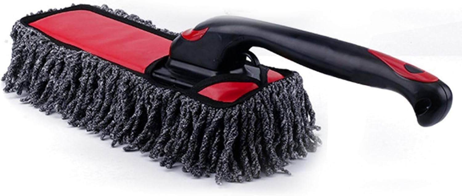 Szczotka Do Czyszczenia Samochodu, Mop Do Mycia Samochodu, Obrotowa Szczotka Do Mycia Samochodu, ściereczka Do Kurzu, Szczotka Do Wosku, Mop Do Mycia, Narzędzie Czyszczące, Red, 61cm