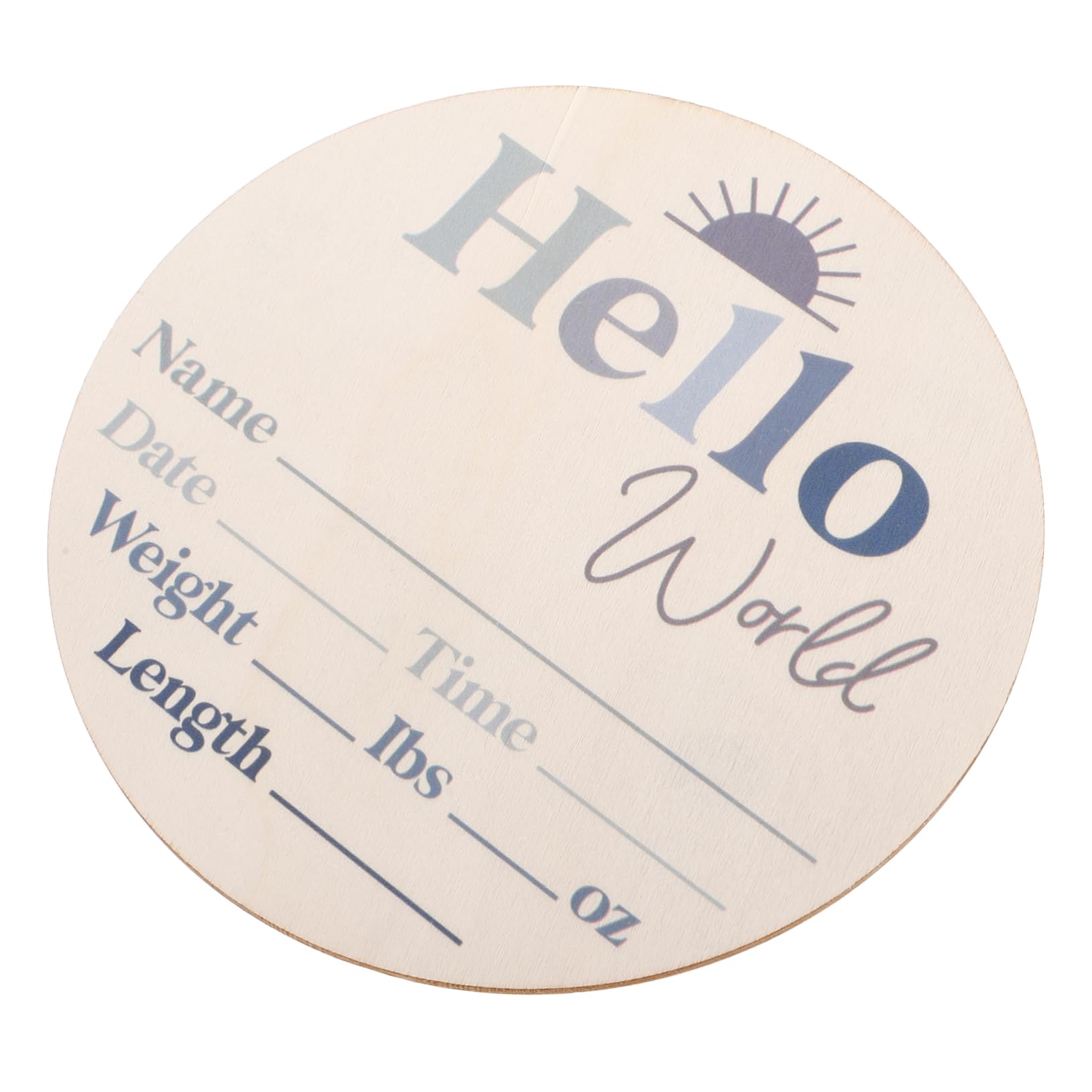 VICASKY Monthly Baby Milestone Markers Growth Record Sign for Nursery Photo Prop