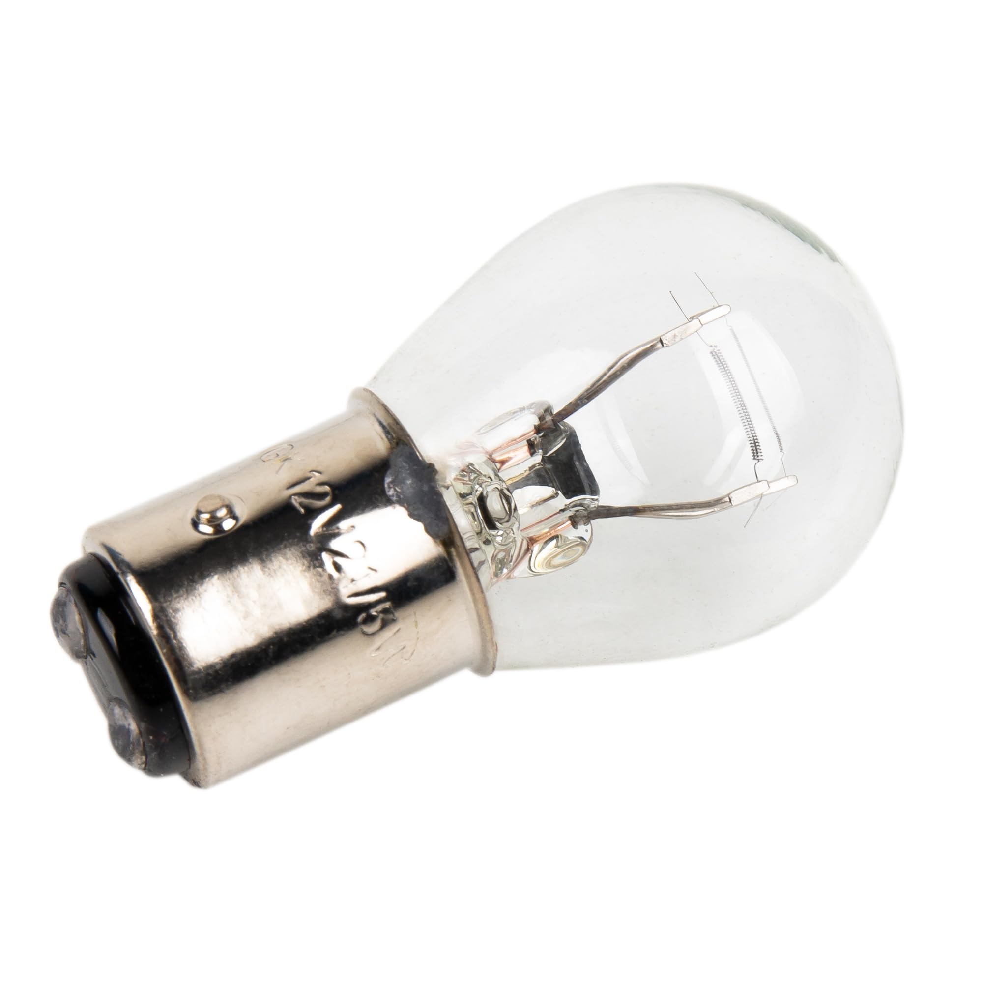 Lampadina Auto Rosso P21/5w 12V Attacco BAY15d - Confezione Da 10 Luci Posteriori Per Auto, Trattore E Moto