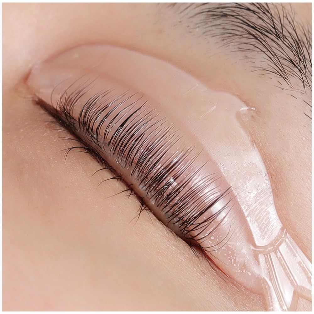Bigodini Laminazione Ciglia,Self-adhesive eyelash lifting pads – Confezione da 10 cuscinetti (5 misure) Lash Lift senza colla sulla palpebra, riutilizzabile – Uso in salone e a casa