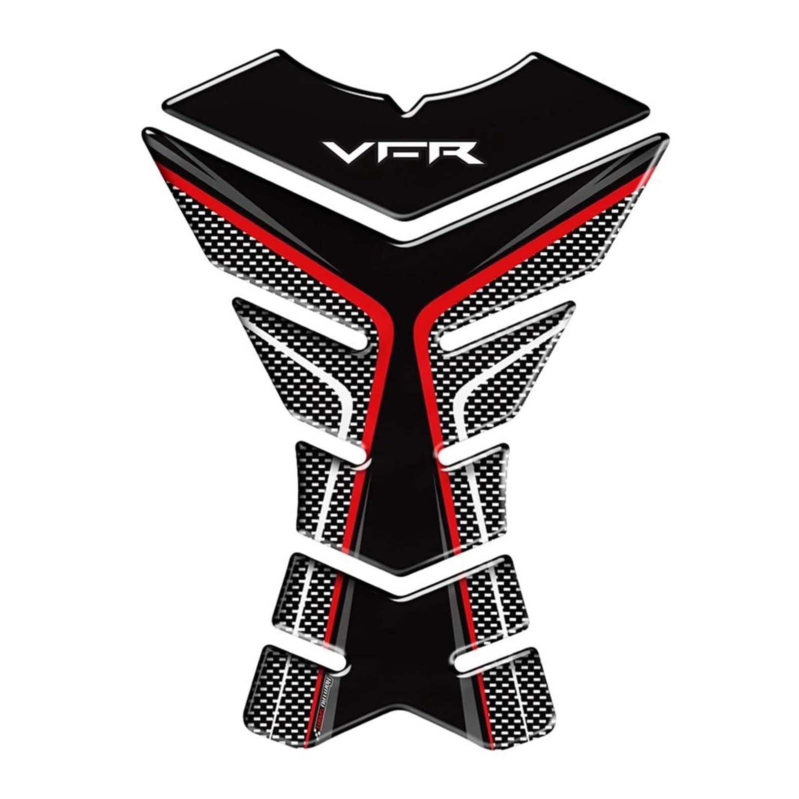 Decal Gas Tank Pad Protector Sticker for Honda VFR 800 800F 800X 1200 1200F 1200X 400(Black1)