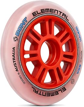 Bont Elemental Inline Speed Skate Wheel 85A Indoor Outdoor Training Wheel,90mm Single Wheel (90mm (Single Wheel))