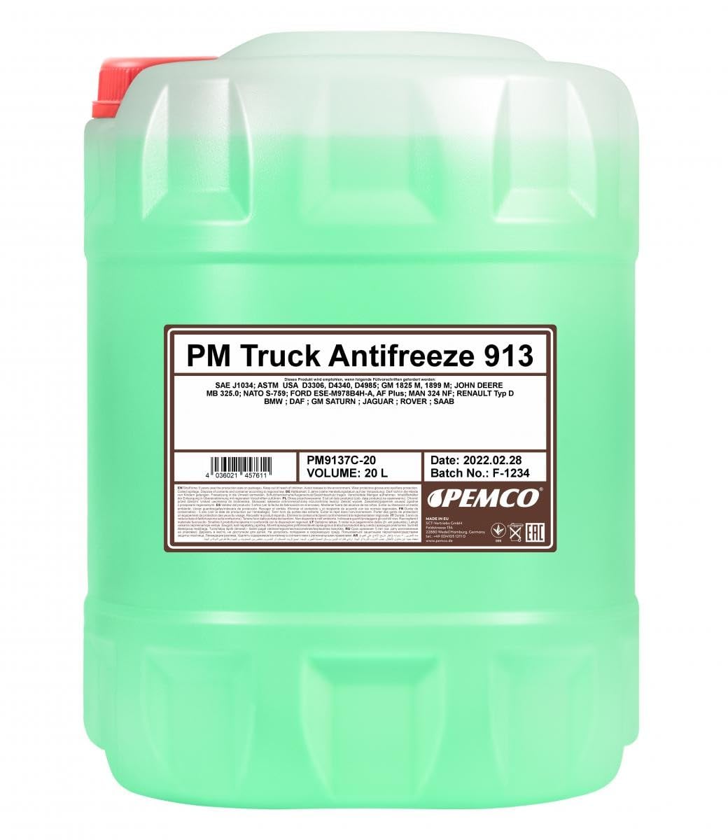 PEMCO PM9137C-20 Anticongelante 20L verde