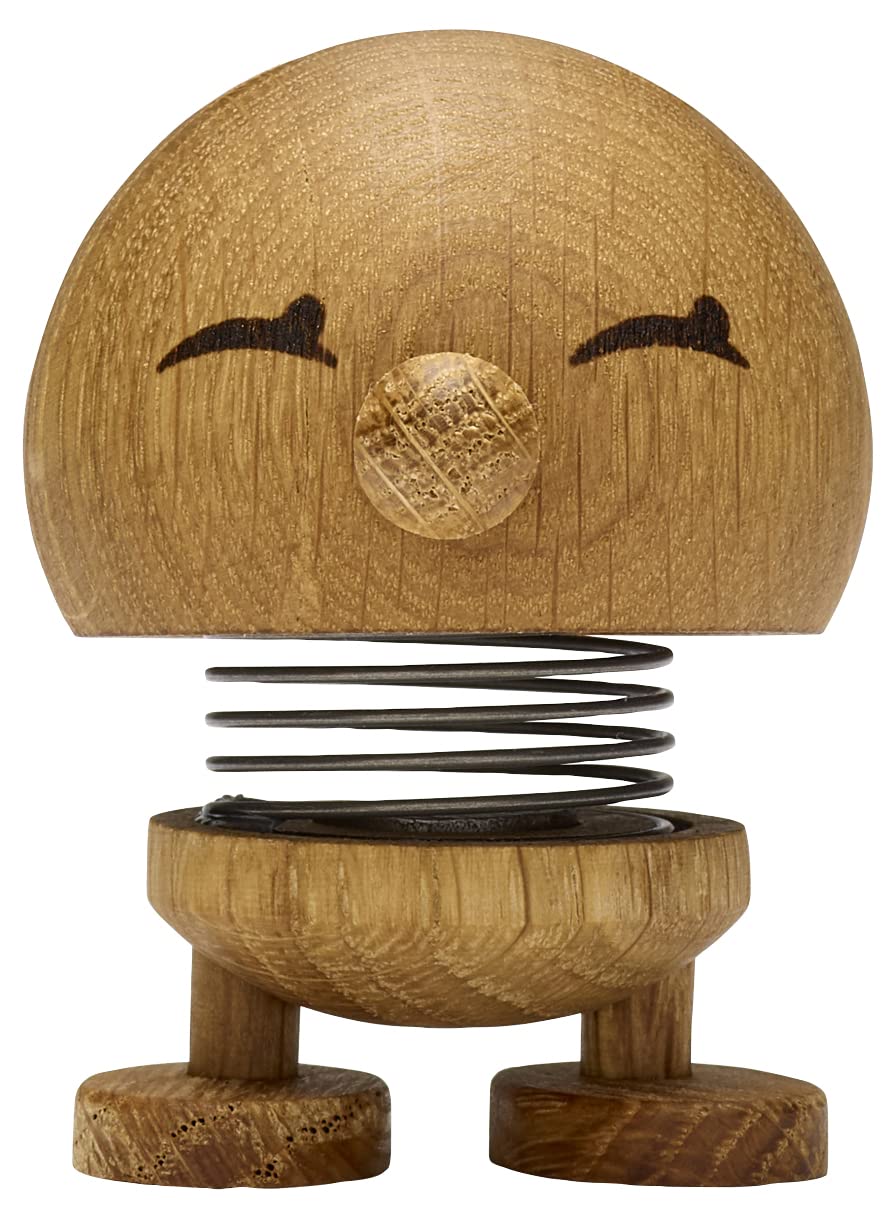 Hoptimist - Scandinavian design - Small Bimble made of wood - height 6.5 cm - Oak