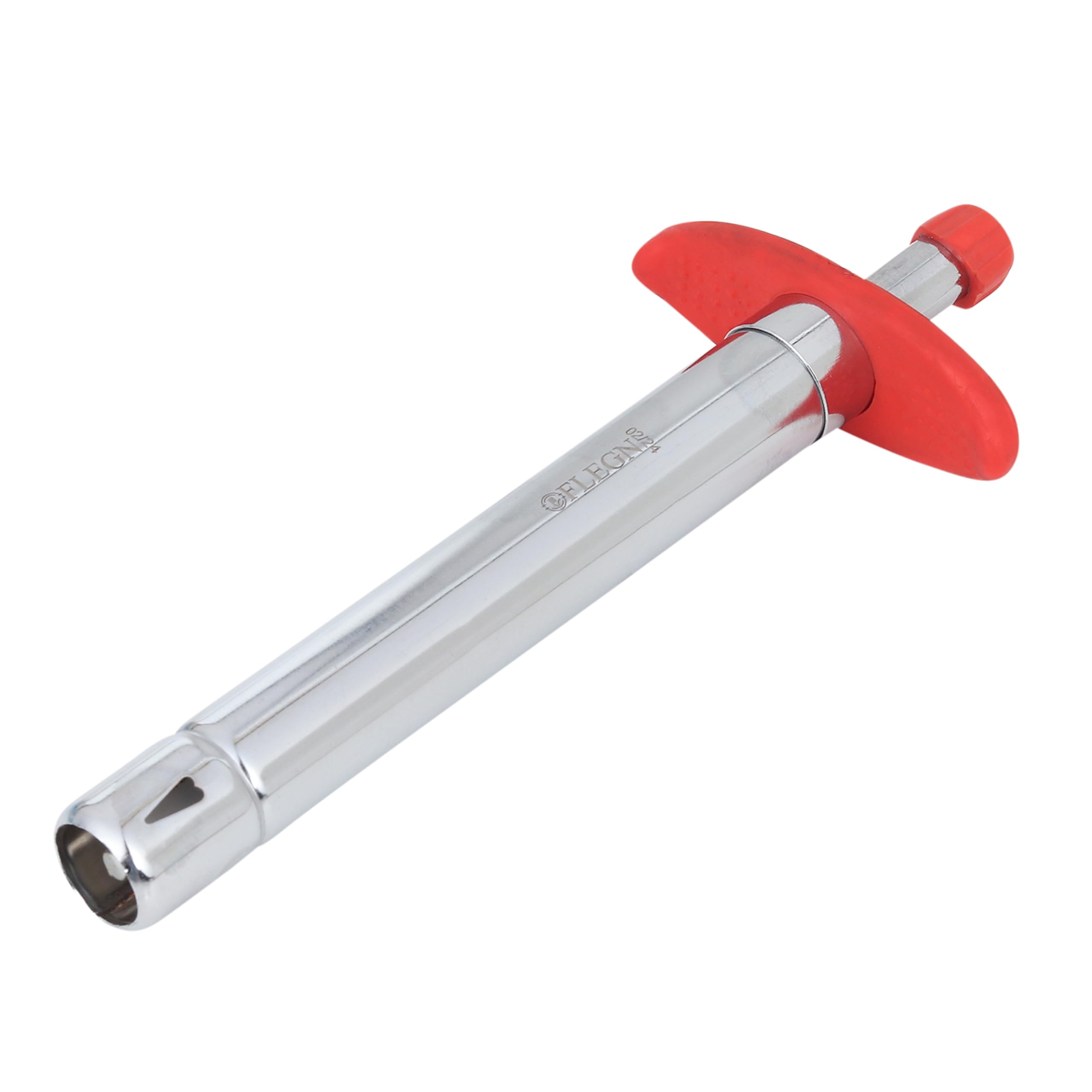 DEBIRE Stainless Steel Gas Lighter for Gas Stoves, Long Lasting Tool Easy Grip Kitchen Stove Igniter for Restaurants & Kitchen Use (Color, Red 1)