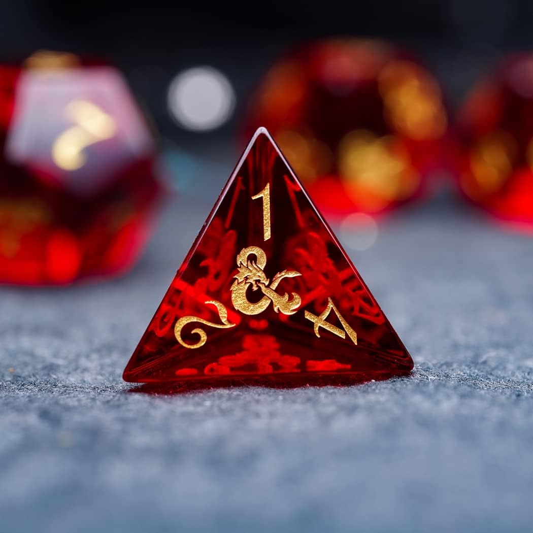 DNDダイスセット、かわいい宝石の手作りデザイナー多面体ダンジョンズアンドドラゴンズ用DnDダイスセット、TTRPG、RPGロールプ 【速い】