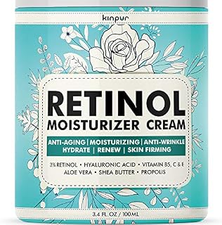 3% Retinol Face Moisturizer for Women - Anti Aging & Anti Wrinkle Cream