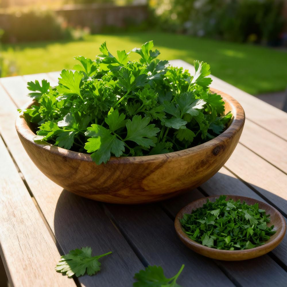 Parsley Seeds – Prezzemolo Gigante di Napoli – Large Flat-Leaf Italian Variety – Aromatic & Vigorous Herb – High Yield