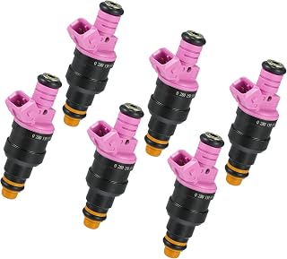 Motoforti Fuel Injector for Dodge for Ram 1500 3.9L Flow Matched No.53031151 | Fuel Injection Nozzle Pink 6 Pcs Long-lasting