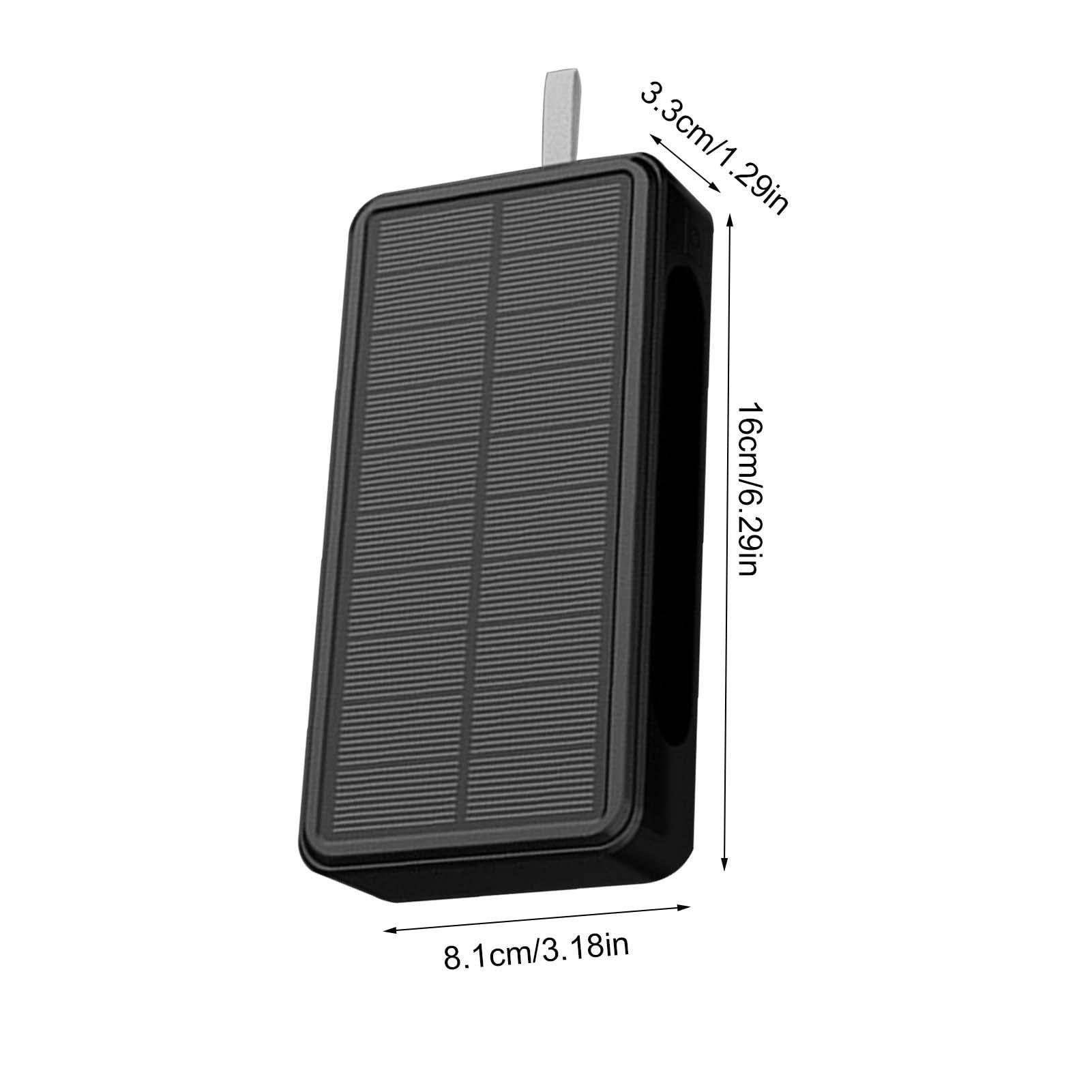 huiba Telefono solare - Energia mobile con torcia luminosa da campeggio