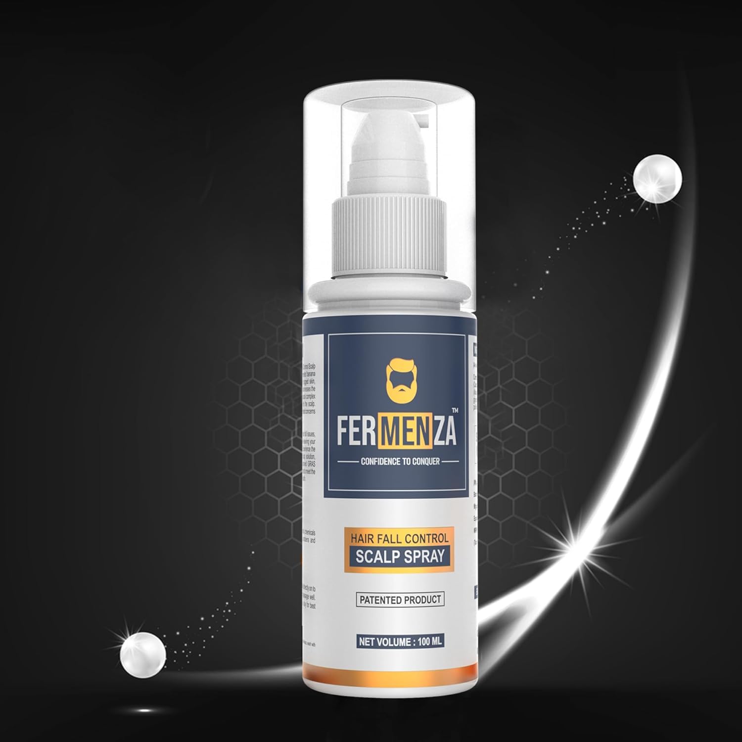FERMENZA Hair Fall Control Scalp Spray for Men, 100ml, Natural Hair Loss Solution, Paraben Free, Water Based-image-31