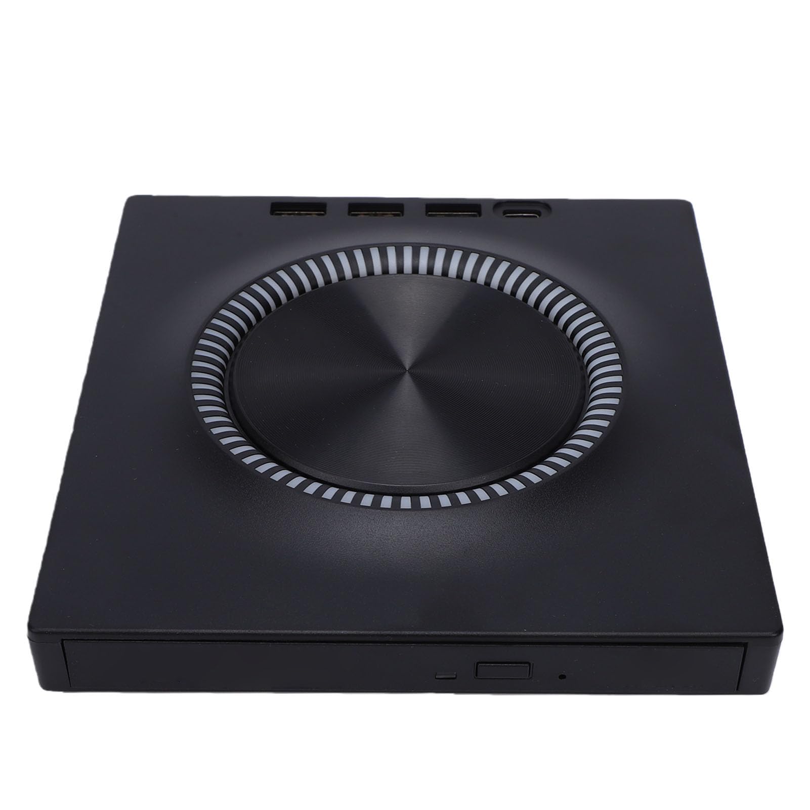 Sxhlseller Unidad de CD y DVD Externa |USB 3.0 y Tipo C, Grabadora de DVD 8X con Concentrador de 3 Puertos Lector de Tarjetas para Computadora Portátil