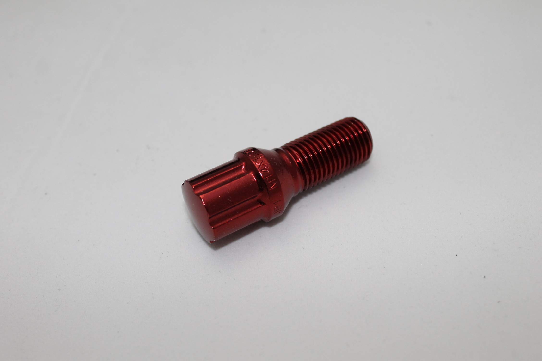 Japan Racing Radschrauben M14x1,25 Rot Radbolzen Satz 20x Kegelbund