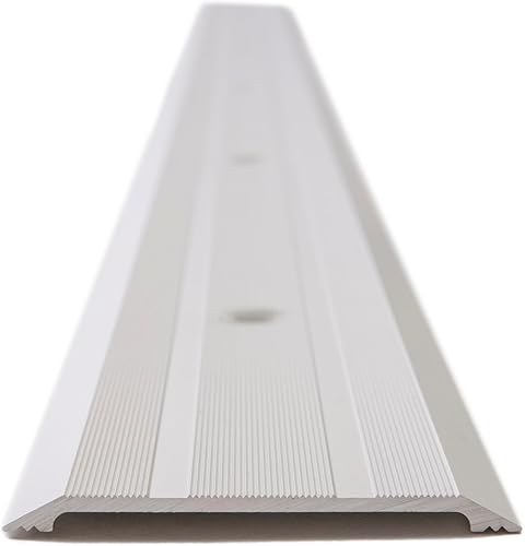 Miniatura 8 de Umbrales de aluminio de 7 pulgadas, negro/plata, sillín de uso residencial/comercial, fácil instalación y accesible/clasificación a prueba