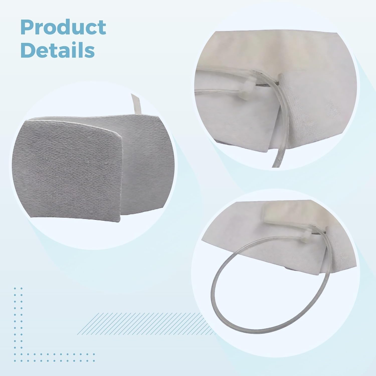 Adjustable Catheter Device Stabilization, Elastic Fabric Urine Aid Incontinence Test Kit, Support Band, for Men Holder Urine Concealed Bags, Belt Collection Urine