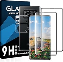 [2 Glass Film + 2 Lens Protective Film] Compatible AQUOS R6 Film AQUOS R6 SH-51B Glass Film Tempered Glass Fingerprint Authentication Compatible for aquos r6 Protective Film Hardness 9H Thickness 0.26