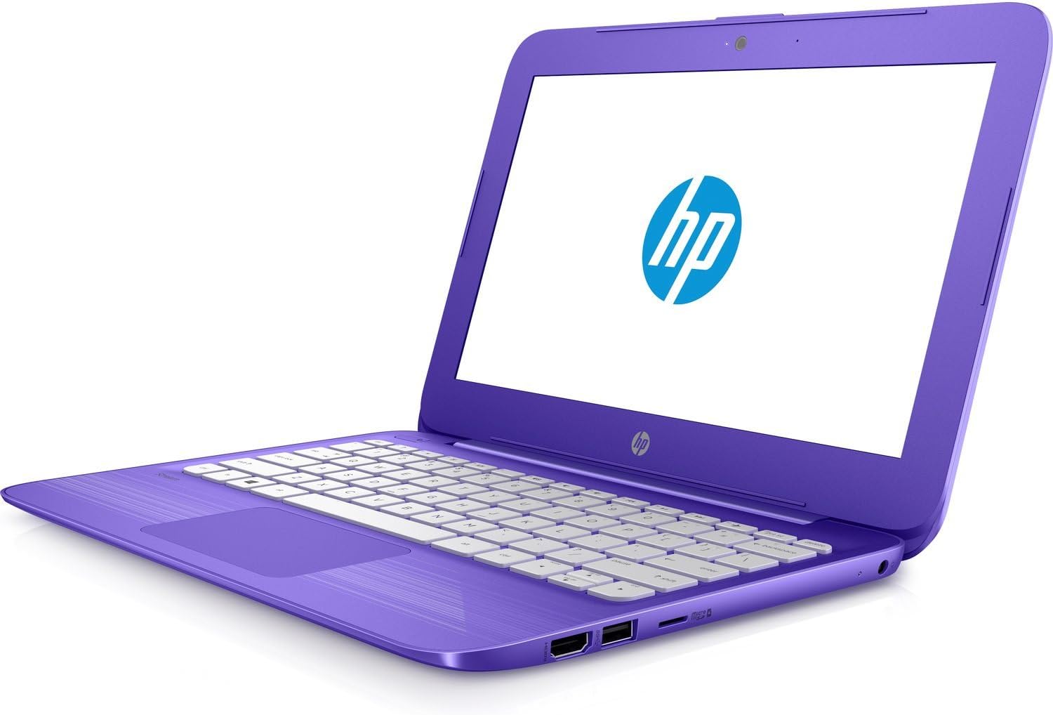 HP Stream Notebook 11-y020nr 11.6in HD SVA Anti-Glare Screen, Celeron N @ 1.6GHz, 4GB RAM, 32GB eMMC, in Violet Purple (Renewed)