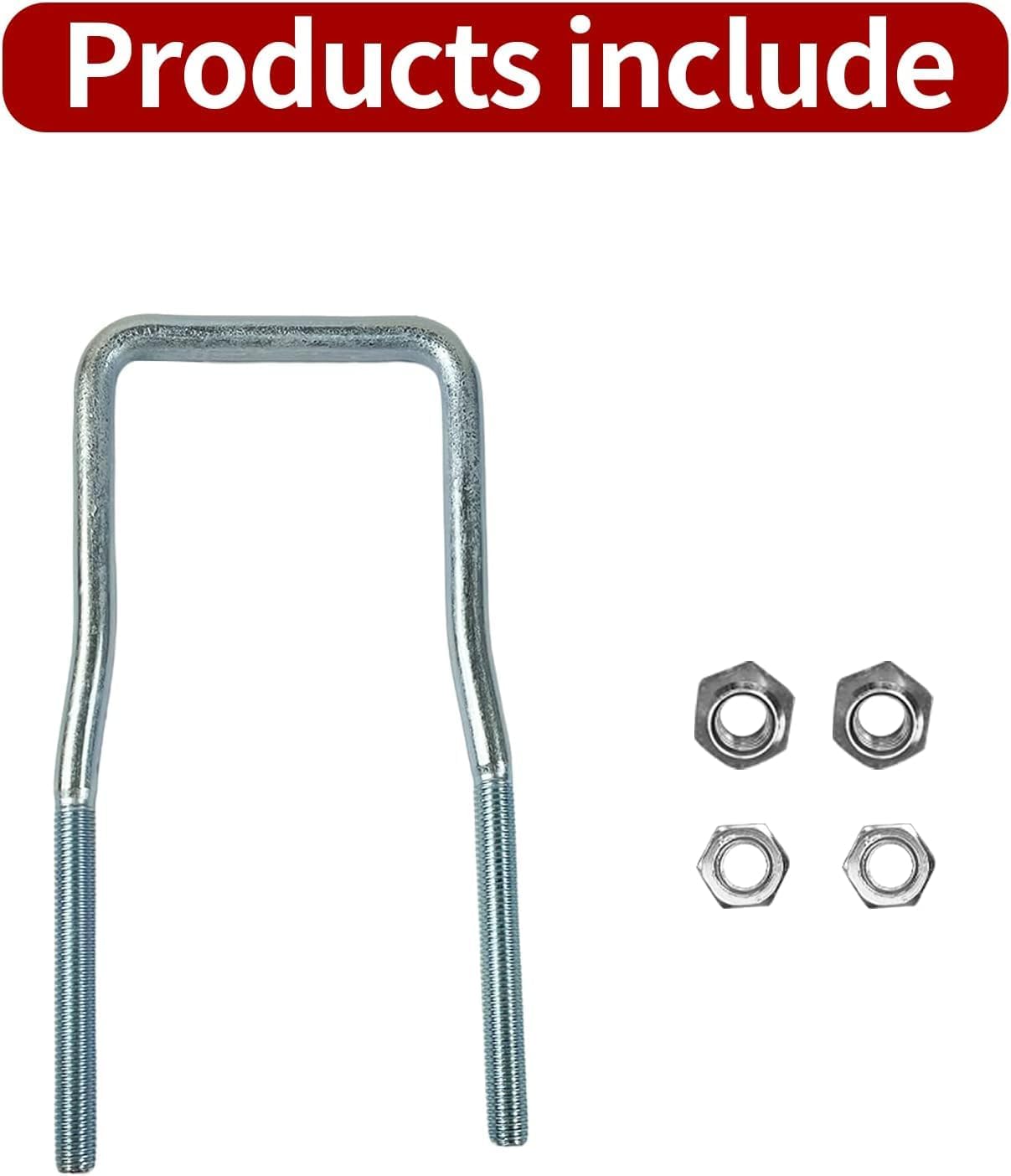 Boat Trailer Spare Tire Mount,Spare Tire Mount for Trailer,U-Bolt Spare Tire Carrier Holder Bracket for Trailer Side Mount 4 or 5 Lug,Fits Most Tire