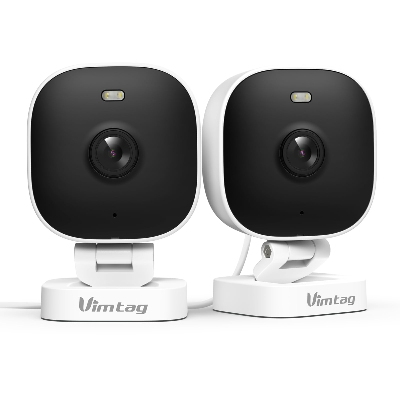 VIMTAG 2.5K Cameras for Home Security, 2.4G& 5G Color Night Vision Security Camera Indoor Outdoor for Baby Pet Dog Cat with Phone APP, Motion Detection 2-Way Audio, Work with Alexa,Cloud, 2 Pack
