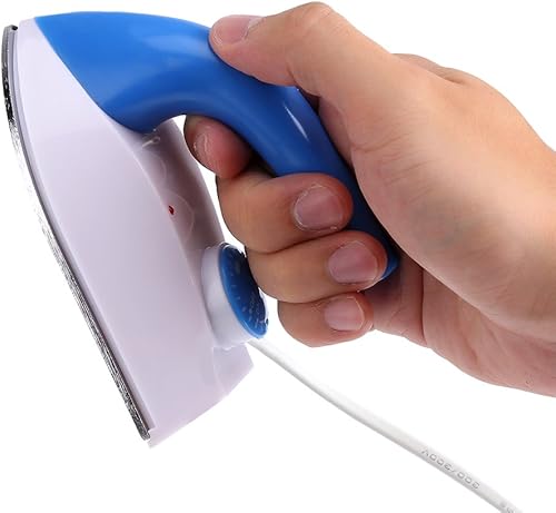 Miniatura 8 de GLOGLOW Mini plancha, mini plancha de vapor eléctrica portátil de mano mini ropa de hierro control de temperatura para el hogar peso ligero viaje