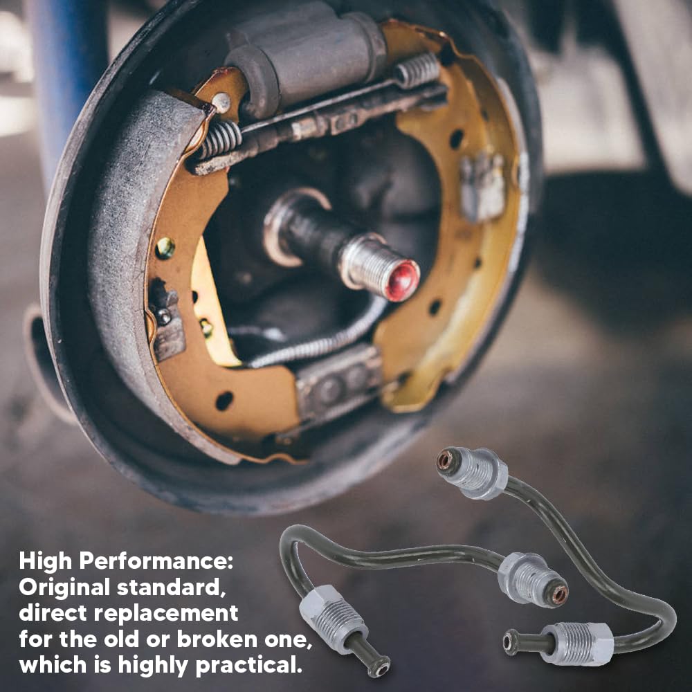 Tuyaux De Frein Arrière Gauche Et Droite - Remplacement Pour Audi A3, TT, Seat Leon, Skoda Octavia - Réf 1K0611763E Etc.