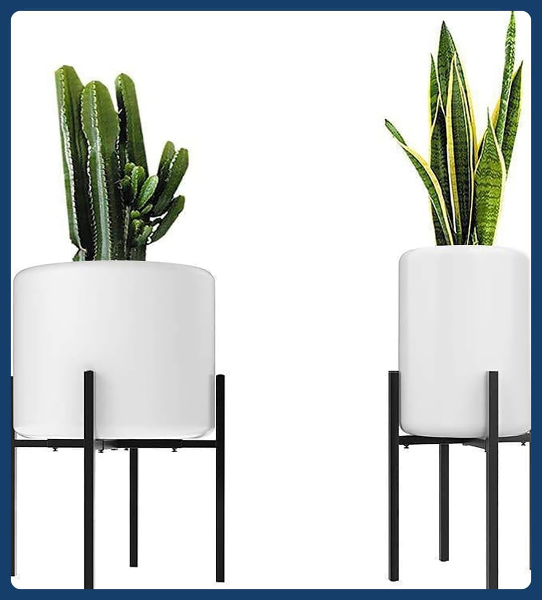 otoye メタル製のおしゃれな花台で、プランター・植物を安定配置。屋内や屋外で活用可能，メタルプラントラックの頑丈構造が長期使用に