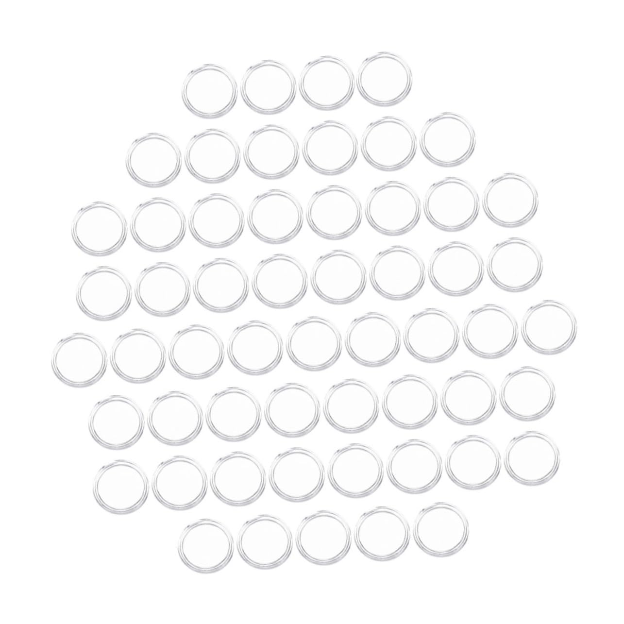 STOBOK400pcs Transparent Coin Box Coin Collection case Coin Capsule quacks of quedlinburg Board Game prettyia Coin case Mini Plastic containers Coin Storage case Acrylic Buckle Round