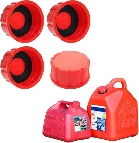 4 tapas para latas de gas, reemplazo de tapas de rosca gruesa, tapas universales para latas de gas o agua para evitar fugas de combustible,