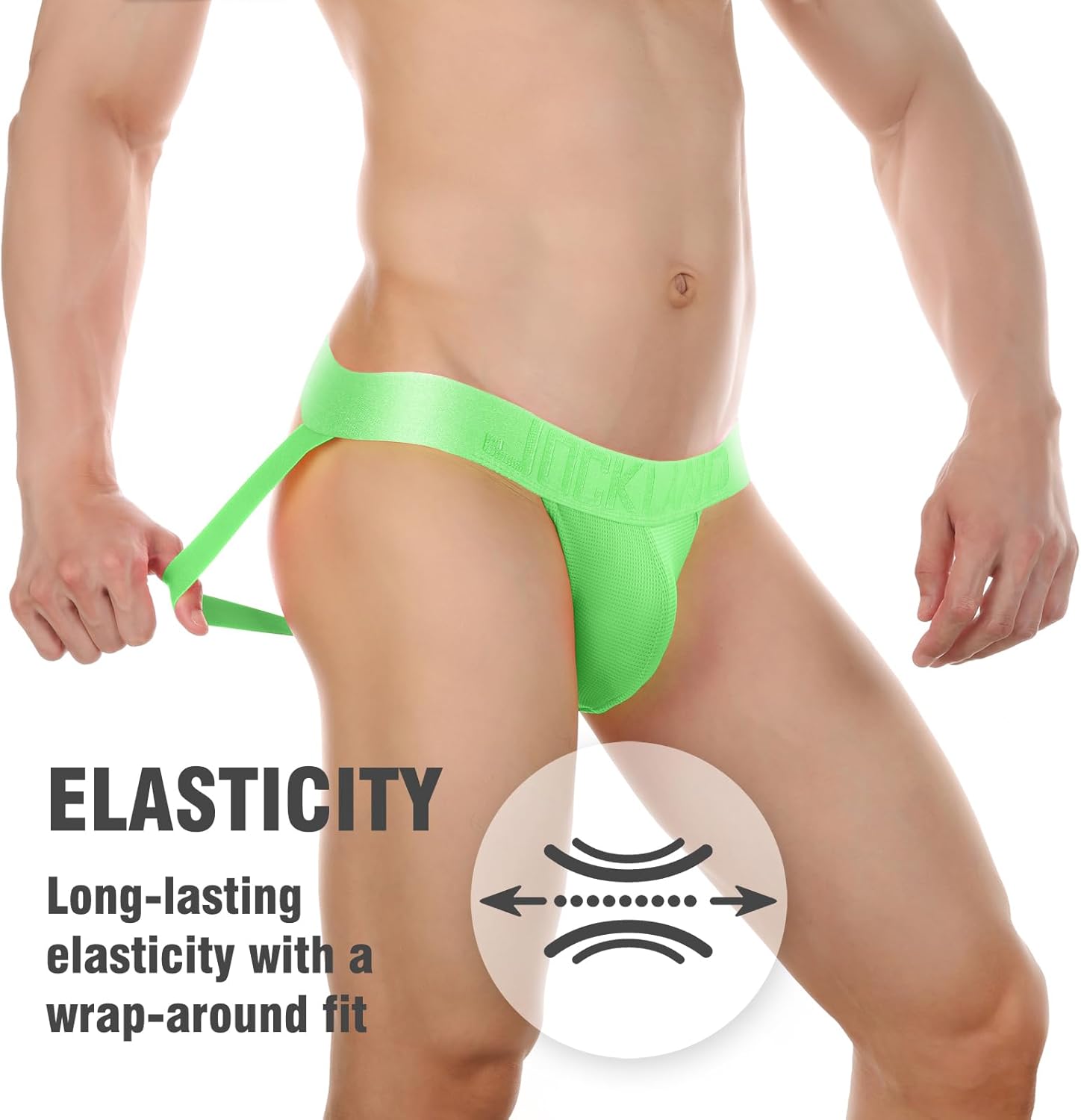 Jock Strap Thongs, Sexy Brief Underwear for Men Athletic Supporters Underpants - Image 3