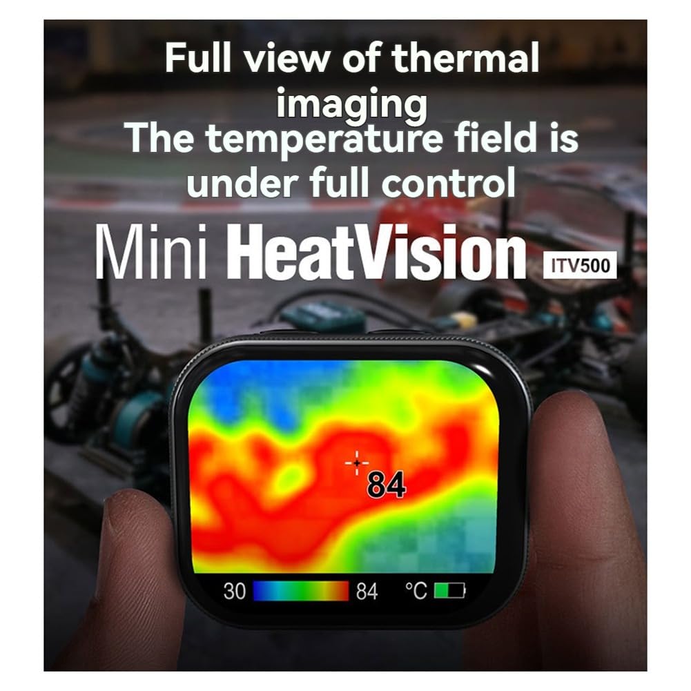 Termómetro de Imagen Térmica Infrarroja Mini para la Temperatura del Motor ESC de Coches RC.