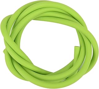 soft tubing Natural Latex Rubber Tube 1 meter for Outdoor High Elastic Tubing Band industrial rubber (Color : Green)